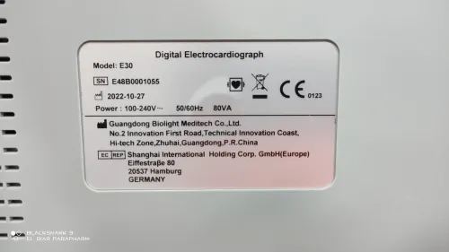 ECG BIOLIGHT BLT E30 
