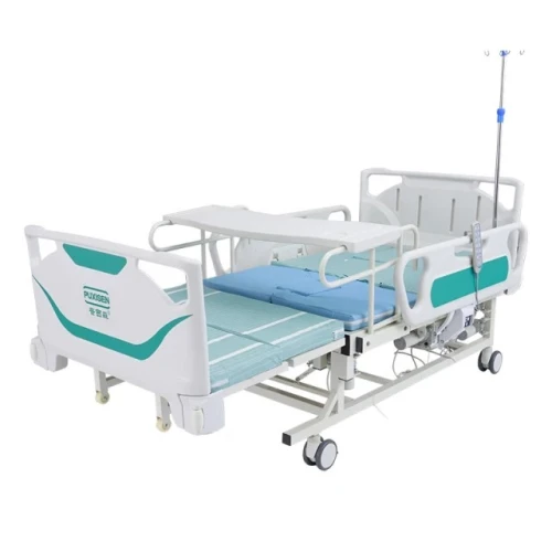 Lit D'hôpital MULTIPOSITIONS  ELECTRIQUE AVEC TOILETTE ET POSITIONS PREVENTION ANTI ESCARRE 