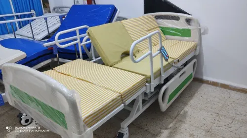 Lit Médicalisé Électrique 7 Position Avec Toilettes En ABS Importation
