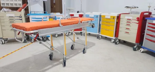 Brancard d'ambulance avec potence - Chariot brancard ambulance