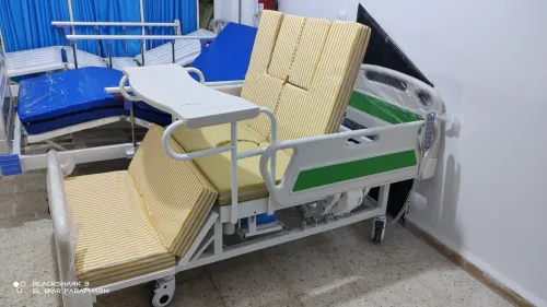 Lit Médicalisé Électrique 7 Position Avec Toilettes En ABS Importation