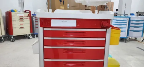 Chariot d urgence rouge