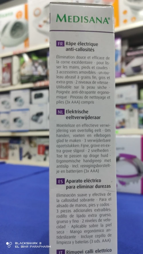 Rape Anti Callosités Medisana Cr 870
