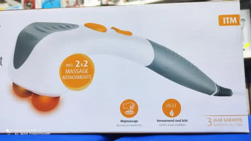 Appareil de massage intensif à main avec infrarouge ITM Blanc Medisana
