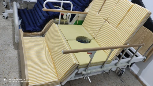 Lit Médicalisé Manuel 7 Position Avec Toilettes En ABS Importation