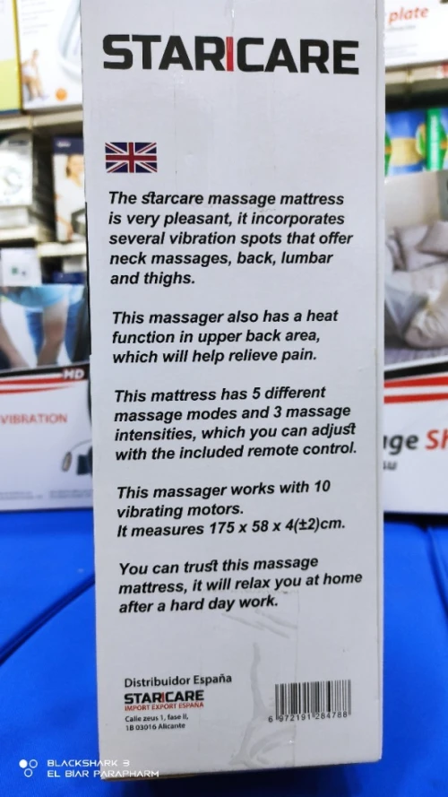 Matelas de massage siège Star Care 