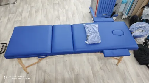 Table de massage en bois pliable 3 zone