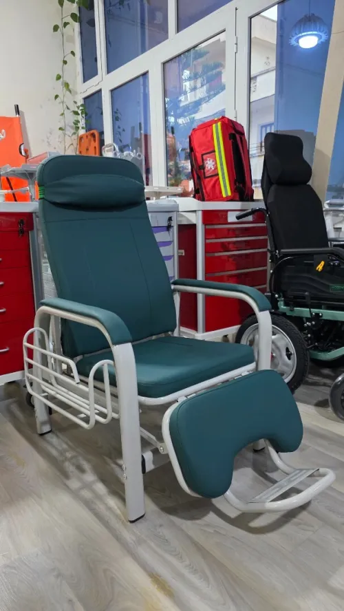 Fauteuil de transfusion ergonomique XL-T03 | Confort et stabilité professionnelle