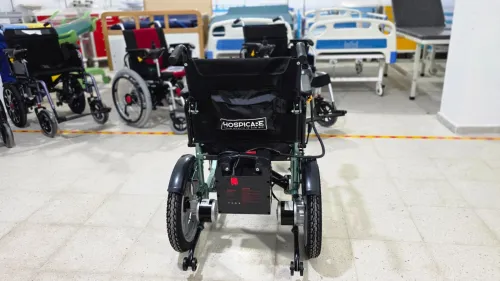 Fauteuil roulant électrique JRWD1601U | Dossier haut, roues 22, batterie  20Ah