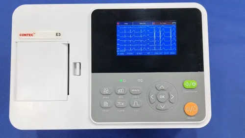 Electrocardiographe ECG Contec E3 (3 pistes) avec interprétation (Nouveau modèle)