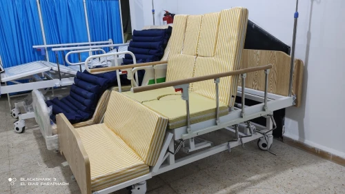 Lit Médicalisé Manuel 7 Position Avec Toilettes En ABS Importation