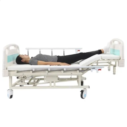 Lit D'hôpital MULTIPOSITIONS  ELECTRIQUE AVEC TOILETTE ET POSITIONS PREVENTION ANTI ESCARRE 
