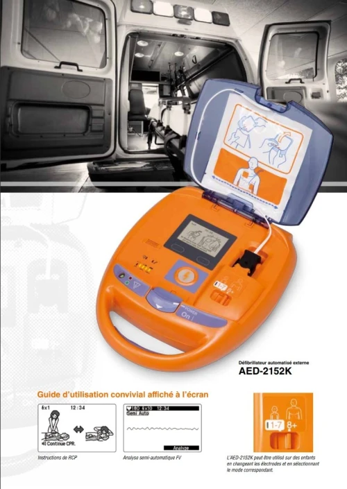 Défibrillateur Automatique Externe NIHON KOHDEN 