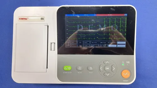 Electrocardiographe ECG Contec E6 (6 pistes) avec interprétation (Nouveau modèle)