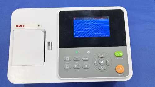 Electrocardiographe ECG Contec E3 (3 pistes) avec interprétation (Nouveau modèle)