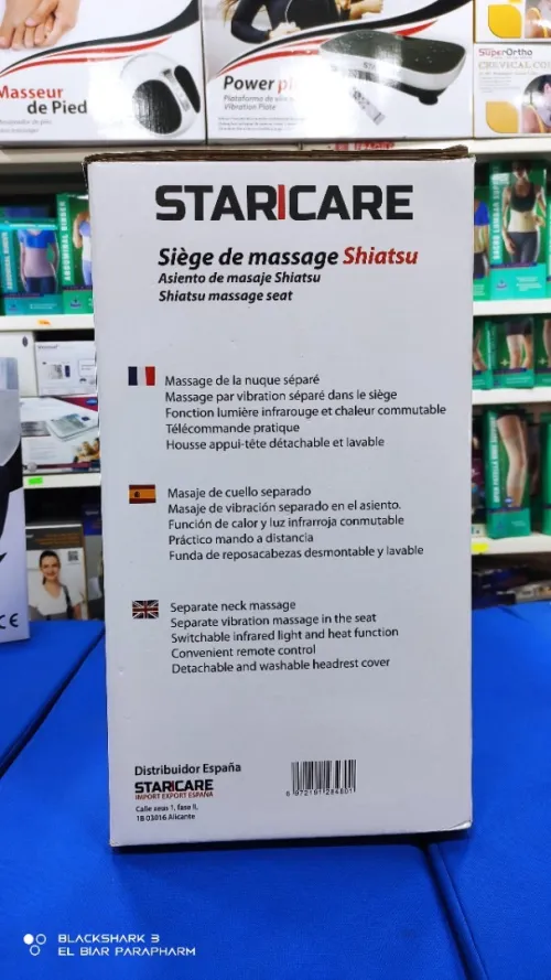 Siège de massage en cuir imperméable prémium