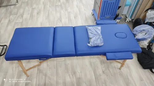 Table de massage en bois pliable 3 zone