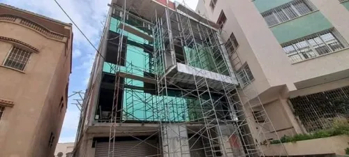 Habillage vitrine panneau publicitaire alucobonde aluco verre aluminium