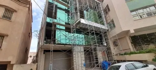 Habillage vitrine panneau publicitaire alucobonde aluco verre aluminium