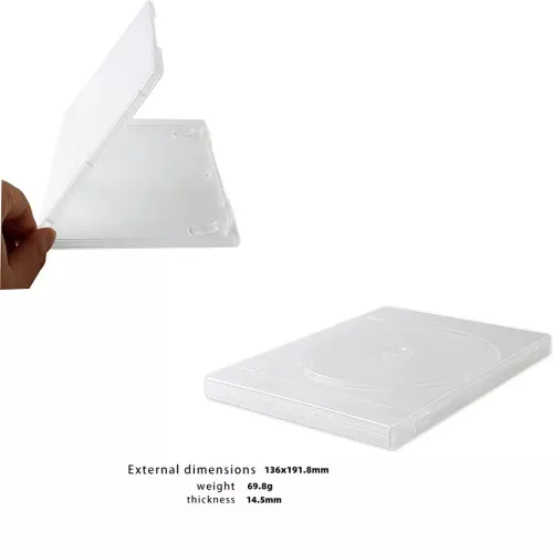 JACKET DVD SIMPLE BLANC GM 14MM