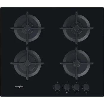 WHIRLPOOL GOB 616/NB - TABLE DE CUISSON AU GAZ - 4 PLAQUES DE CUISSON -- NOIR