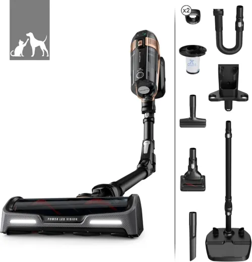 Rowenta X-Force Flex 15.60 Aspirateur balai sans fil, Puissance 230 Air Watts, 1h20 batterie