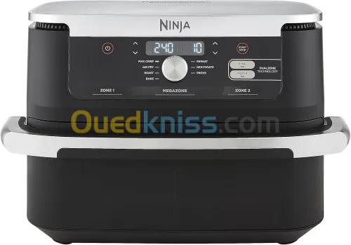 NINJA Foodi FlexDrawer Air Fryer, Dual Zone Avec Séparateur Amovible, Grand Tiroir de 10.4 L, 7-en-1