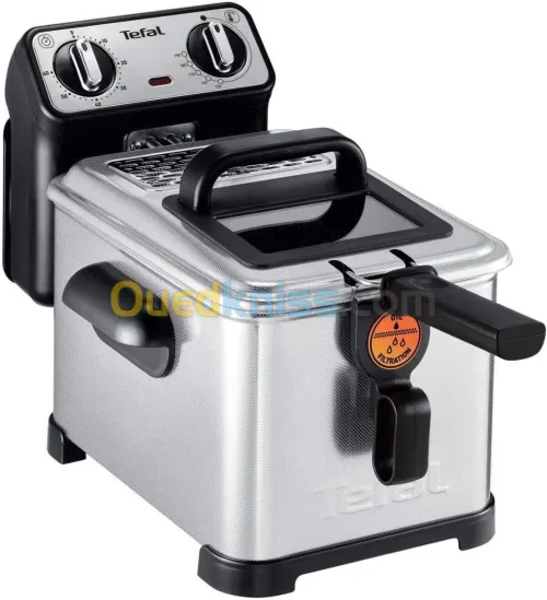 TEFAL Friteuse Filtre Pro Inox Design FR516110 4L dhuile