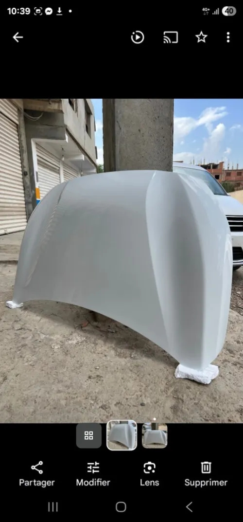 Capot 208 nouvelle 2023 blanc