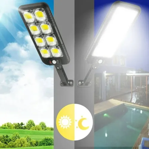 Lampadaires 200LED à énergie solaire étanche IP65 JX200  مصباح خارجي يعمل بالطاقة الشمسية
