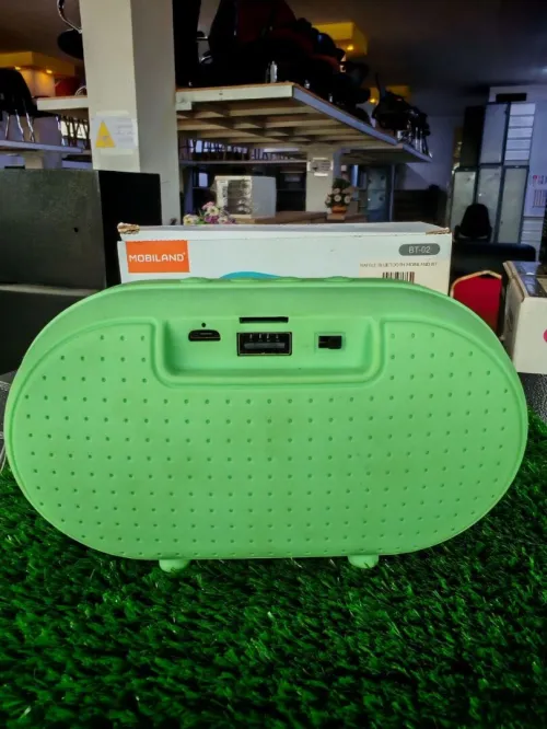 Baffle speaker bluetooth portable - avec support téléphone