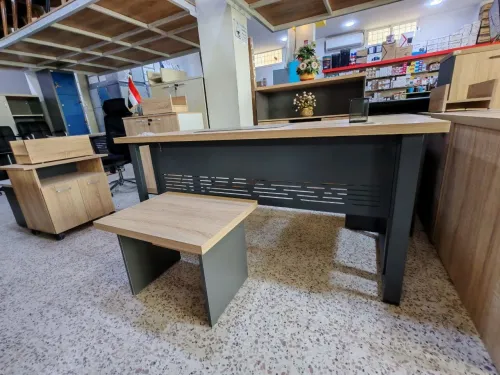 Ensemble de bureau en pieds métallique
