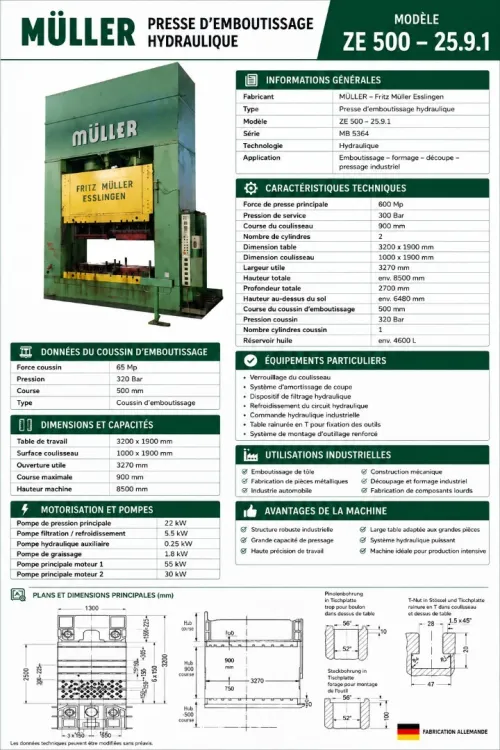 OFFRE DE SERVICE ou SOUS-TRAITANCE : Emboutissage