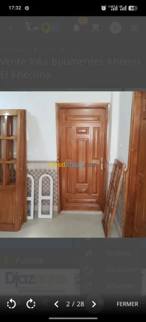 Vente Villa Boumerdès Khemis el khechna