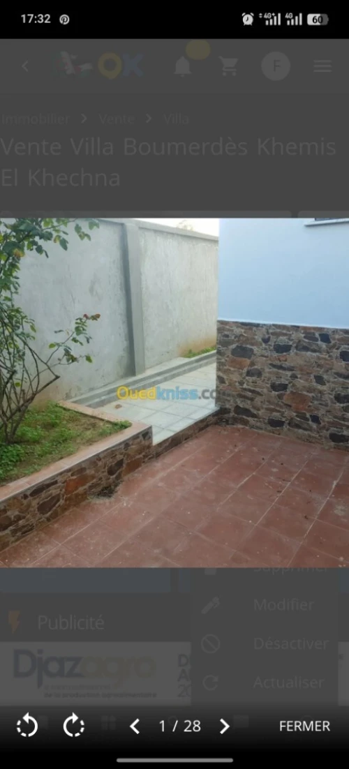 Vente Villa Boumerdès Khemis el khechna