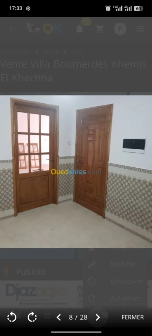 Vente Villa Boumerdès Khemis el khechna