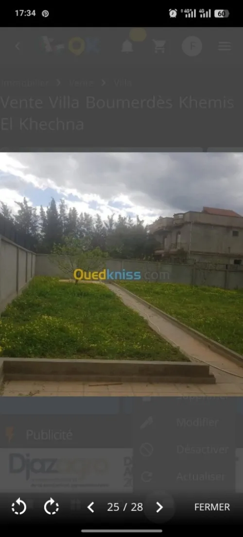 Vente Villa Boumerdès Khemis el khechna