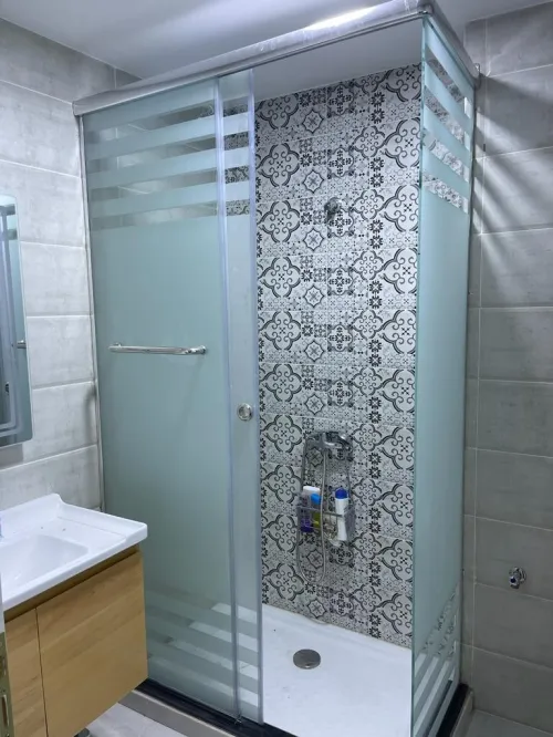 Confection douche italienne en verre 