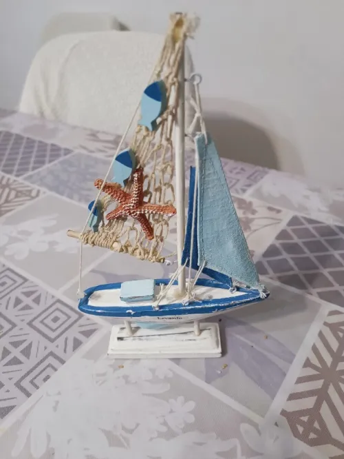 Collections variée d'objets de décoration sur le thème marin
