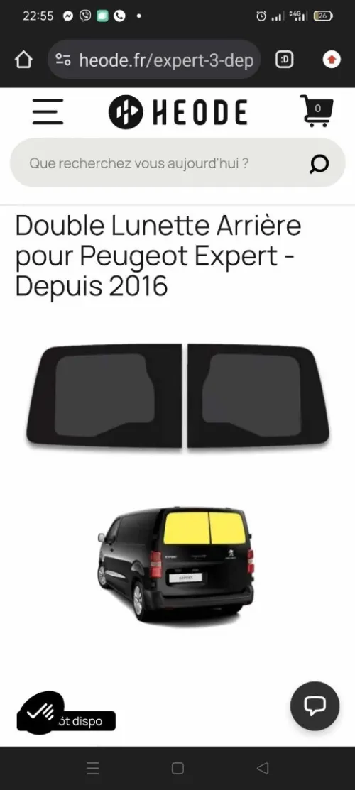 vitrage automobile vitre latérale fiat scudo fiat doblo #volkswage caddy vitre fumé original 