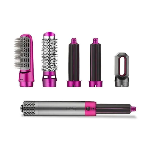 مشط حراري Sèche-cheveux peigne à air chaud 5in1 curling premium protection