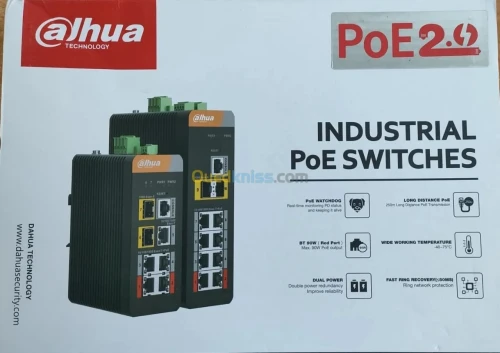 Switchs indsutriels Dahua 10 ports POE
