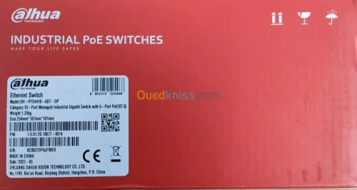 Switchs indsutriels Dahua 10 ports POE