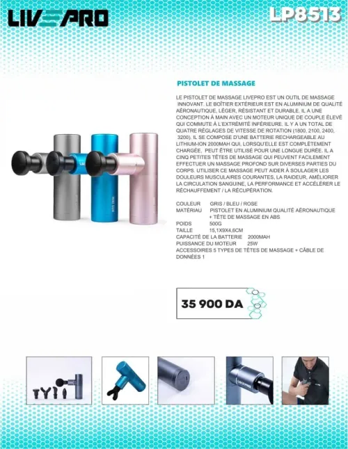 Pistolet de massage