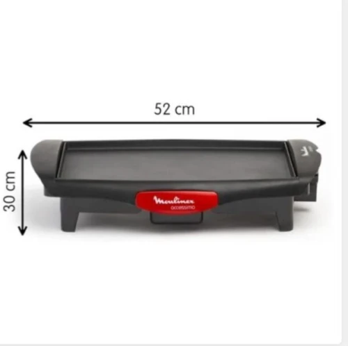 Moulinex plaque de grill plancha électrique 1800W thermostat réglable 4 personne antiadhesif