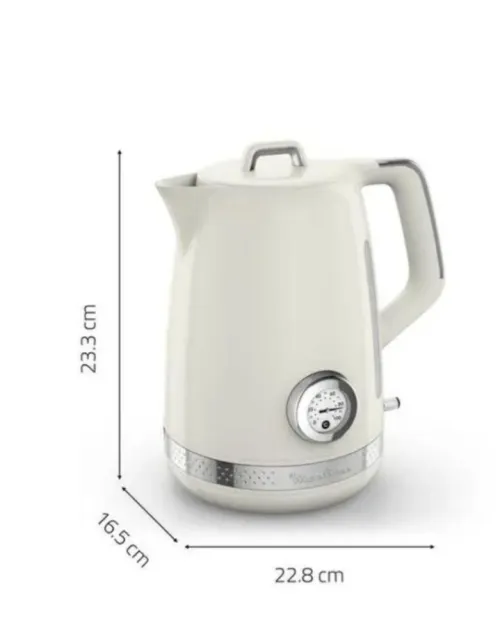 Bouilloire Électrique Moulinex Soleil+ Sans Fil 1.7L 2400W Contrôle de Température - غلاية