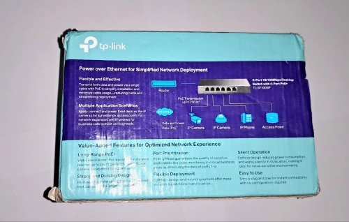 Switch tplink poe 6 port