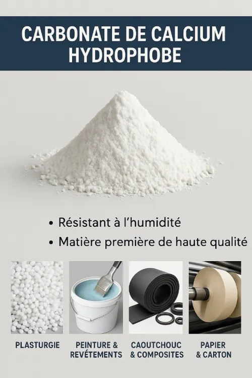 Carbonate de Calcium Hydrophobe