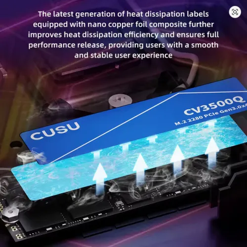 SSD NVMe CUSU CV3500Q - Capacite 1T