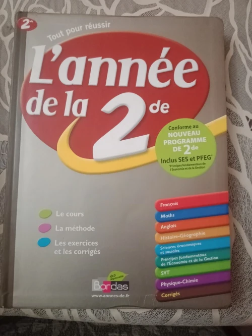Livres Programme Français- Classe SECONDE 